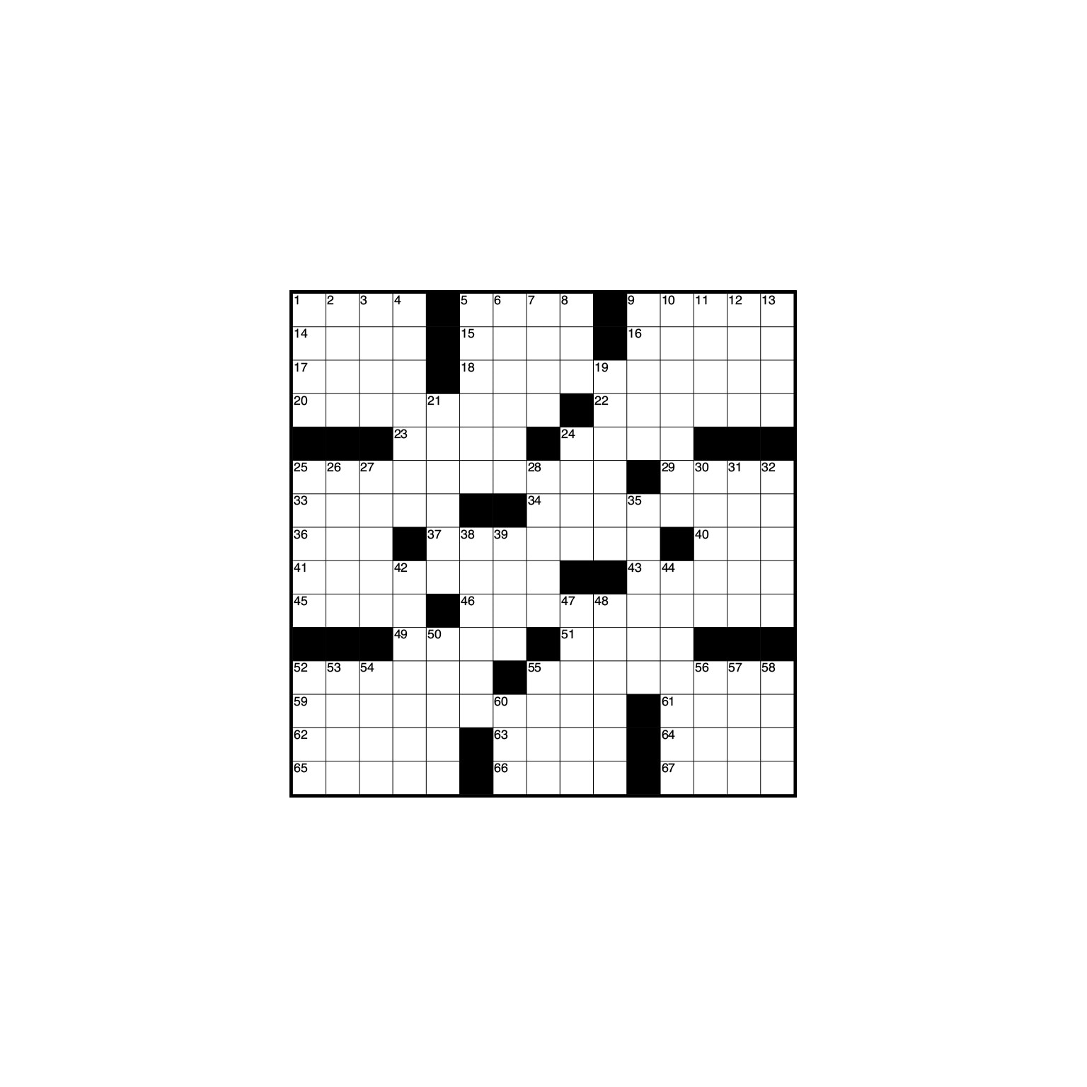 The McKinsey Crossword FourLetter Award No. 119 McKinsey